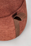 Pouf Anila struttura in MDF rivestimento in poliestere per interno