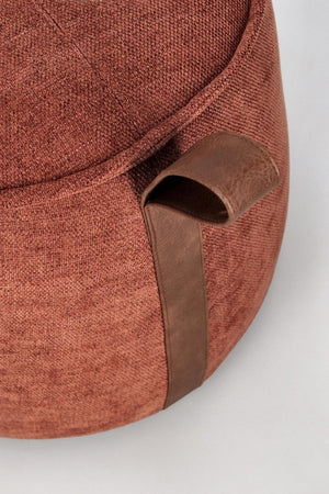 Pouf "Anila" struttura in MDF rivestimento in poliestere per interno