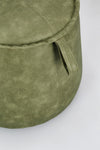 Pouf Rudina struttura in MDF rivestimento in semi pelle per interno
