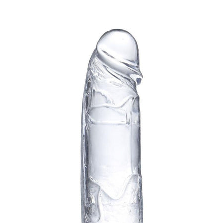 Fallo Anale Vaginale Dildo Trasparente in Jelly 18cm