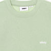 OBEY Felpa Girocollo Uomo Tab Crew Specialty Fleece Cucumber da uomo