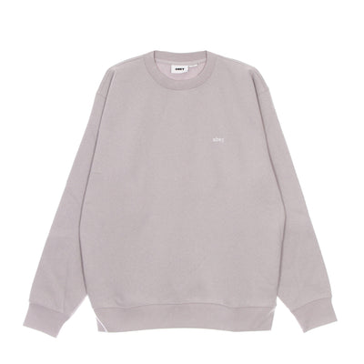 OBEY Felpa Girocollo Uomo Tab Crew Specialty Fleece Purple Paste da uomo