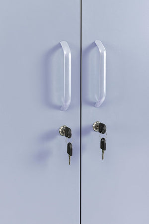 Armadio "Cambridge" in acciaio monocolore