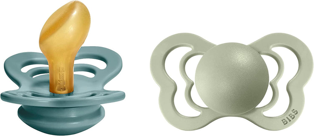 BIBS Couture Ciuccio Misura 2 (6-18 mesi), Island Sea/Sage