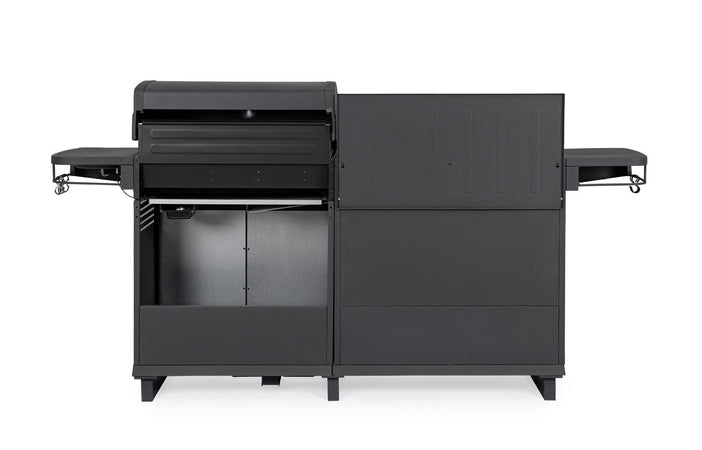 Cucina a gas "Merita" con superfice di cottura in ghisa smaltata