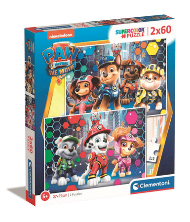 Puzzle 2x60 paw patrol the movie 2021