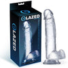 Dildo Jelly Trasparente Realistico Crystal Glazed 15,5cm