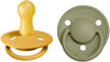 BIBS De Lux Ciuccio Misura 2 (6-18 mesi), Honey Bee / Olive