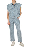 SO ALLURE So Allure - Pantalone - 450049 - Fantasia Azzurro da donna