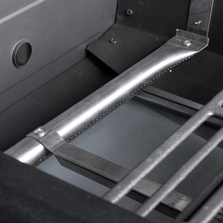 Bruciatore laterale "Aleandro" in acciaio inox per barbecue