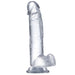 Dildo Jelly Trasparente Realistico Crystal Glazed 15,5cm