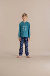 Pigiama bambino manica lunga 100% cotone – Noi di notte 2483