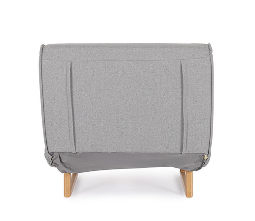 Divano letto "Colton" 1 posto con rivestimento 100% poliestere per interno