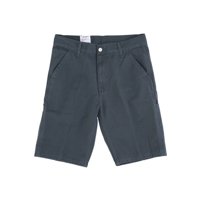 CARHARTT WIP Jeans Corto Uomo Ruck Single Knee Short Hemlock Green Stone Washed da uomo