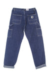 CARHARTT WIP Jeans Donna W Pierce Pant Blue Stone Washed da donna
