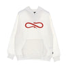 PROPAGANDA Felpa Leggera Cappuccio Uomo Logo Red Hoodie Natural/red da uomo