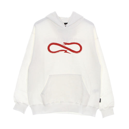 PROPAGANDA Felpa Leggera Cappuccio Uomo Logo Red Hoodie Natural/red da uomo