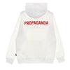 PROPAGANDA Felpa Leggera Cappuccio Uomo Logo Red Hoodie Natural/red da uomo