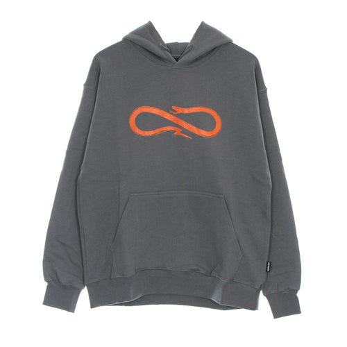 PROPAGANDA Felpa Leggera Cappuccio Uomo Logo Orange Hoodie Grey/orange da uomo
