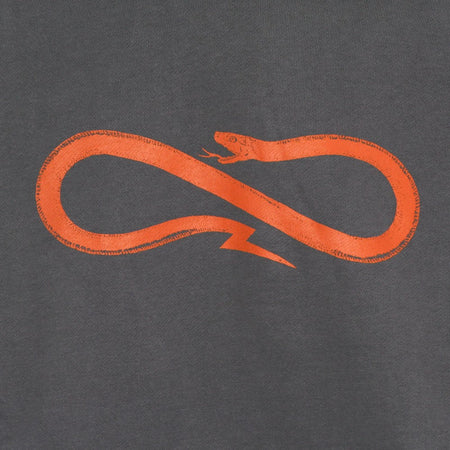 PROPAGANDA Felpa Leggera Cappuccio Uomo Logo Orange Hoodie Grey/orange da uomo