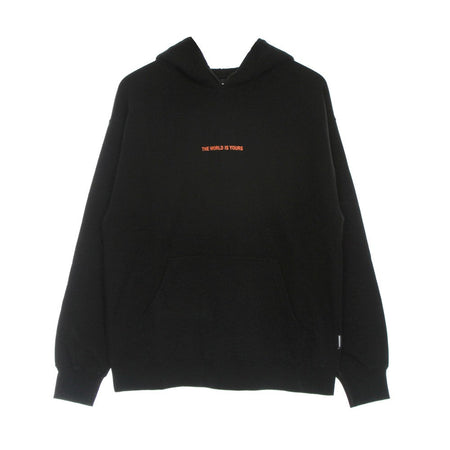 PROPAGANDA Felpa Leggera Cappuccio Uomo Tony Ribs Icon Hoodie Black/orange da uomo