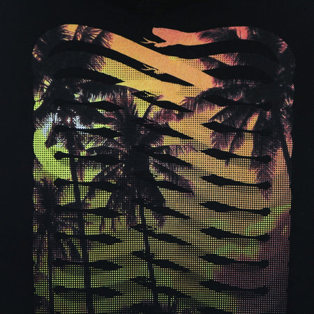 PROPAGANDA Felpa Leggera Cappuccio Uomo Tony Ribs Icon Hoodie Black/orange da uomo