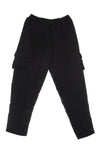 Nike Pantalone Tuta Donna W Sportswear Essential Woven High-rise Pant Cargo Black/white da donna