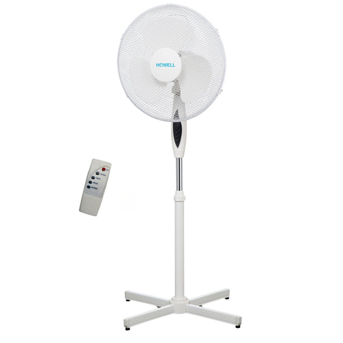 HOWELL VEP442MR Ventilatore A Piantana 45W Con Telecomando Pale Da 40cm