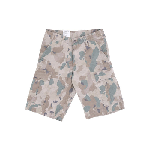 CARHARTT WIP Pantalone Corto Uomo Regular Cargo Short Camo Tide/thyme da uomo