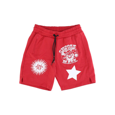 IHS Pantalone Corto Tuta Uomo Choose Your Mask Short Red da uomo