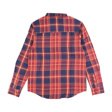 IRIEDAILY Camicia Manica Lunga Uomo Big Valle Shirt Navy/red da uomo