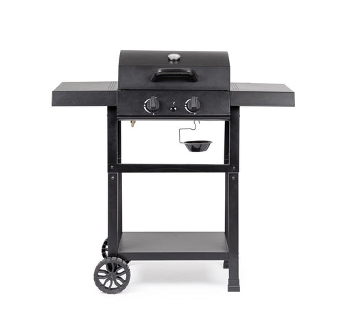Barbecue a gas "Louis" con bruciatori superfice di cottura in acciaio smaltato