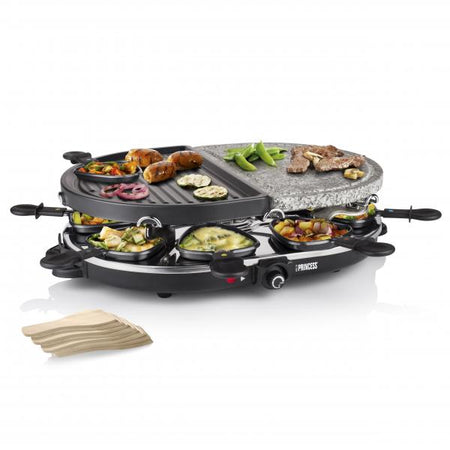 GRILL PARTY & RACLETTE 8 OVAL STON 1200W
