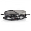 Princess Bistecchiera Raclette 8 Oval Griglia + Pietra 43x30cm 1200w