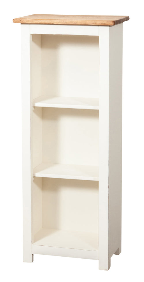 Biscottini Biscottini Libreria Country tiglio bianca anticata piano naturale 3 ripiani