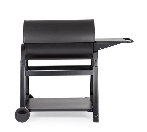 Barbecue a carbone "Vlora" con superfice di cottura in ghisa smaltata
