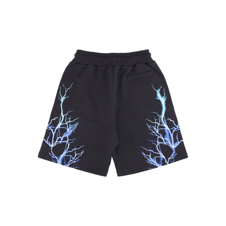 PHOBIA Pantalone Corto Tuta Uomo Lightning Shorts Black/blue/lightblue da uomo