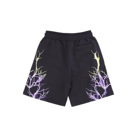 PHOBIA Pantalone Corto Tuta Uomo Lightning Shorts Black/purple/yellow da uomo