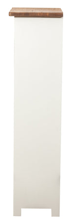 Biscottini Biscottini Libreria Country tiglio bianca anticata piano naturale 3 ripiani