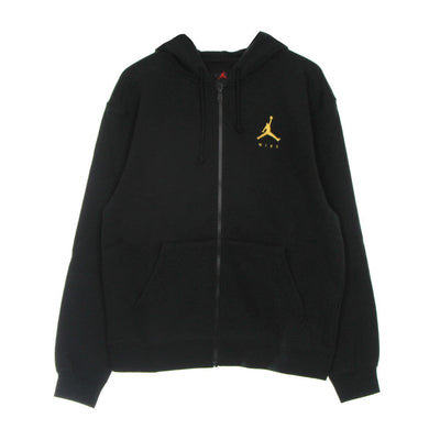 JORDAN Felpa Cappuccio Zip Uomo Jumpman Fleece Full-zip Black/pollen da uomo