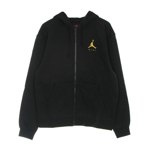 JORDAN Felpa Cappuccio Zip Uomo Jumpman Fleece Full-zip Black/pollen da uomo