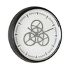 Orologio da parete Engrenage con ingranaggi in movimento Ø 50 cm