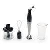 TELEFUNKEN Frullatore a Immersione 800W con Tritatutto da 500ml e Bicchiere da 700ml – Gambo e Lame in Acciaio Inox M07442