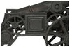 Biscottini Cannone ornamentale in fusione di ghisa L150xPR39xH65 cm finitura nera anticata