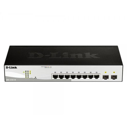 D-LINK SWITCH 8 PORTE GIGABIT + 2 PORTE SFP SMART+