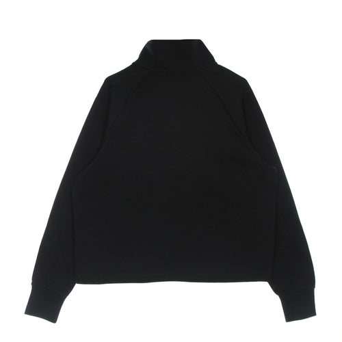 Nike Felpa Leggera Collo Alto Donna Sportswear Tech Fleece 1/4-zip Top Black/black da donna