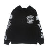 IHS Felpa Leggera Cappuccio Uomo Choose Your Mask Hoodie Black da uomo
