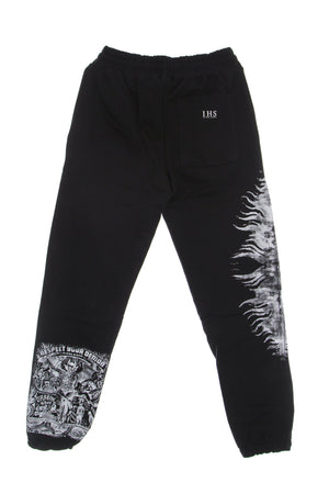 IHS Pantalone Tuta Leggero Uomo Respect Your Demon Jogger Black da uomo