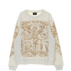 IHS Felpa Leggera Girocollo Uomo Respect Your Demon Sweatshirt Natural da uomo