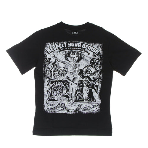 IHS Maglietta Uomo Respect Your Demon Basic Tee Black da uomo